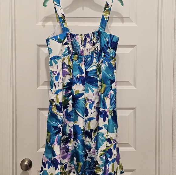 R&K Originals Adjustable Strap Multi-color Floral Print Dress, NWOT, Size 8 - Picture 9 of 9
